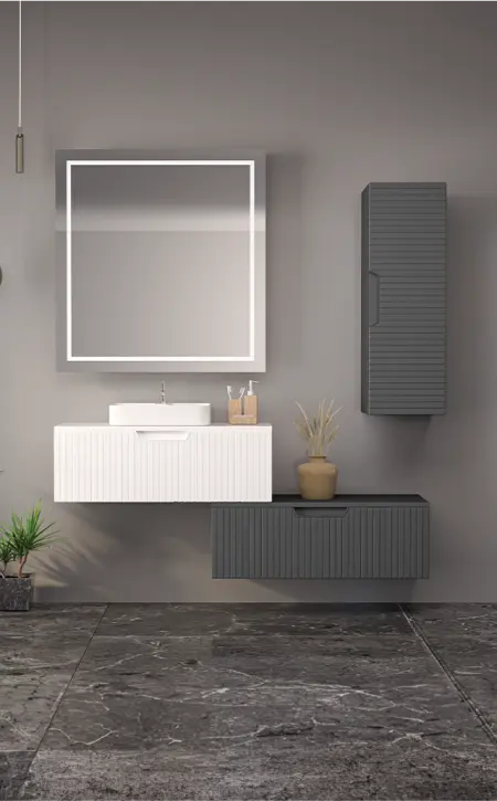 GBDP-03 I Padova I Soft Ağ - Soft Antrasit  